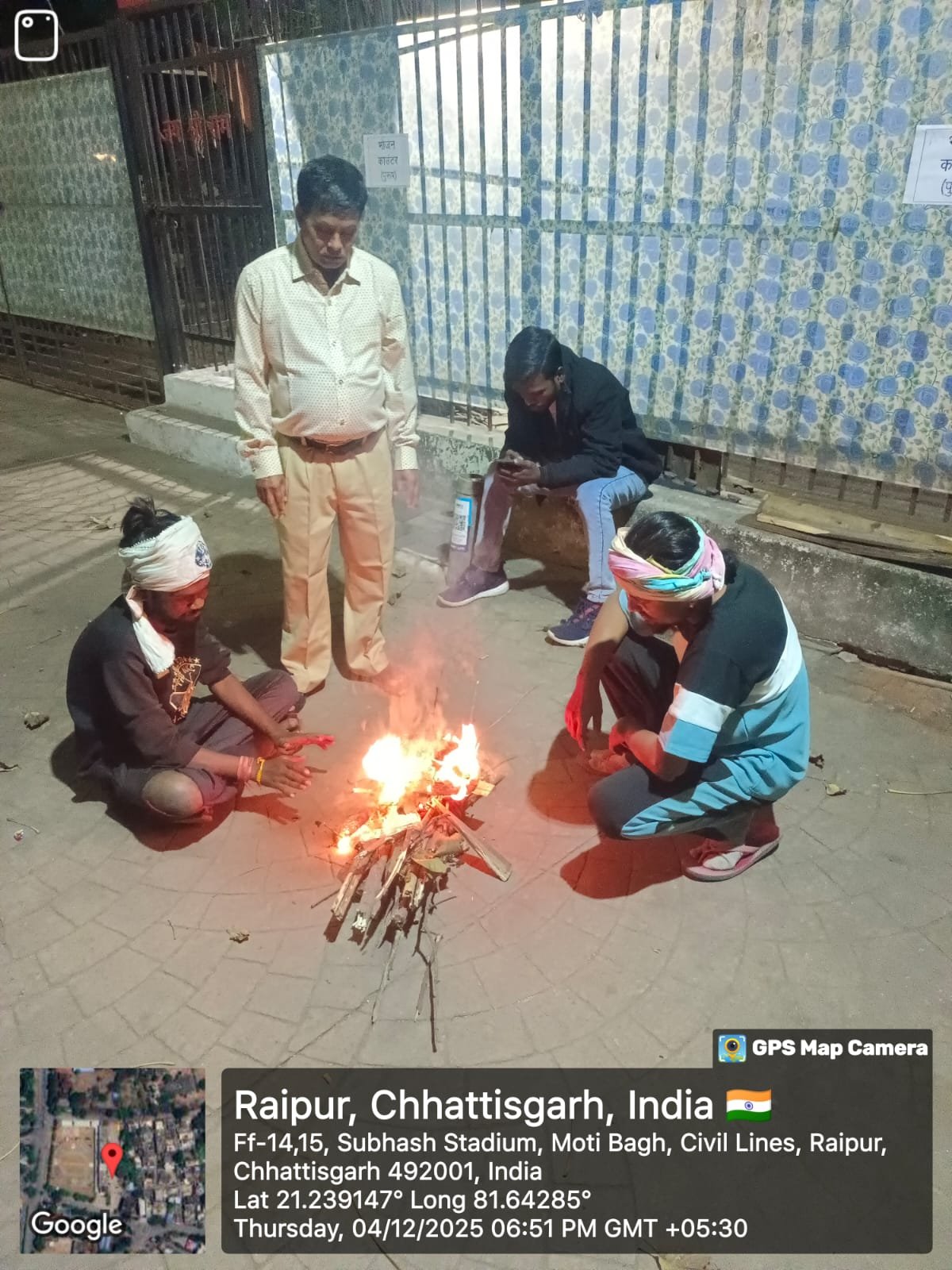 राजधानी में 2 दर्जन से अधिक स्थानों पर आमजनों को शीतलहर से बचाने के लिए अलाव की व्यवस्था