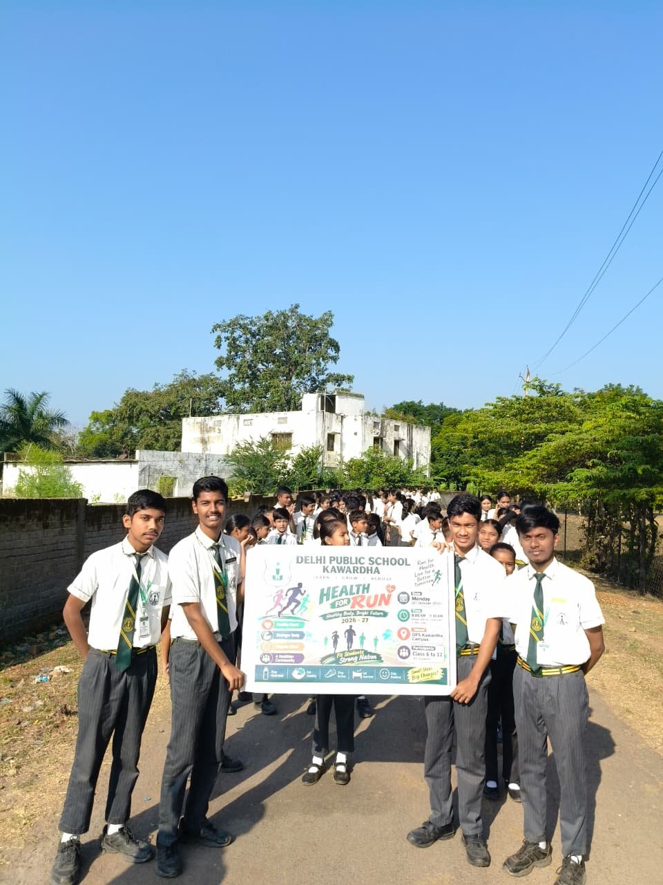दिल्ली पब्लिक स्कूल, कवर्धा में ‘हेल्थ फॉर रन’ अभियान का आयोजन